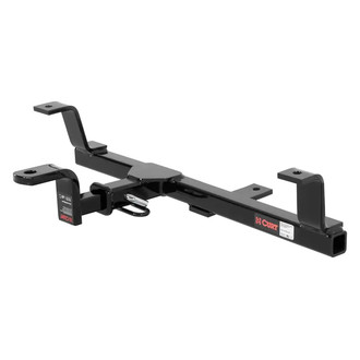 CURT® - Class 1 Square Exposed Trailer Hitch with 1-1/4" Receiver Opening (With Standard Ball Mount Insert, 2000/200 Weight Capacity)