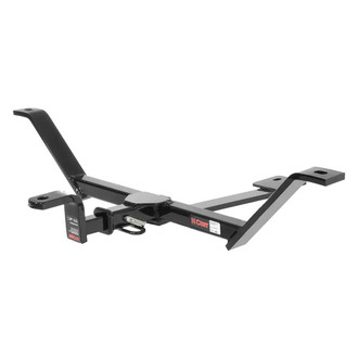 CURT® - Class 1 Square Exposed Trailer Hitch with 1-1/4" Receiver Opening (With Standard Ball Mount Insert, 2000/200 Weight Capacity)