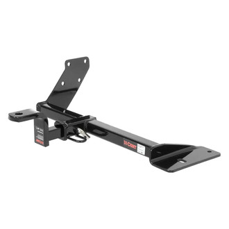 CURT® - Class 1 Square Exposed Trailer Hitch with 1-1/4" Receiver Opening (With Standard Ball Mount Insert, 2000/200 Weight Capacity)