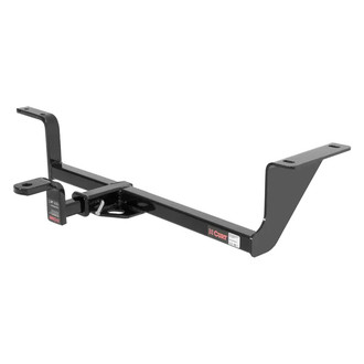 CURT® - Class 1 Square Exposed Trailer Hitch with 1-1/4" Receiver Opening (With Standard Ball Mount Insert, 2000/200 Weight Capacity)