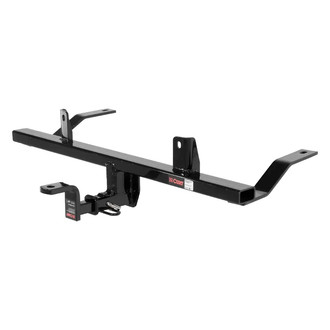 CURT® - Class 1 Square Concealed Trailer Hitch with 1-1/4" Receiver Opening (With Standard Ball Mount Insert, 2000/200 Weight Capacity)