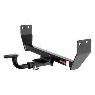 CURT® - Class 1 Square Exposed Trailer Hitch with 1-1/4" Receiver Opening (With Standard Ball Mount Insert, 2000/200 Weight Capacity)