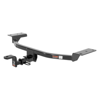 CURT® - Class 1 Square Concealed Trailer Hitch with 1-1/4" Receiver Opening (With Standard Ball Mount Insert, 2000/200 Weight Capacity)