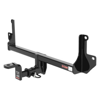 CURT® - Class 1 Square Concealed Trailer Hitch with 1-1/4" Receiver Opening (With Standard Ball Mount Insert, 2000/200 Weight Capacity)