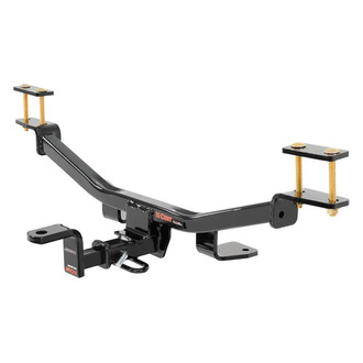 CURT® - Class 1 Square Concealed Trailer Hitch with 1-1/4" Receiver Opening (With Standard Ball Mount Insert, 2000/200 Weight Capacity)