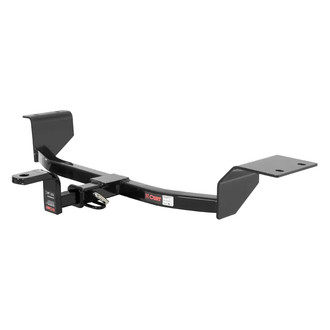 CURT® - Class 1 Square Exposed Trailer Hitch with 1-1/4" Receiver Opening (With Standard Ball Mount Insert, 2000/200 Weight Capacity)