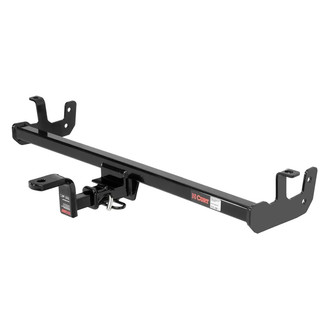 CURT® - Class 1 Square Concealed Trailer Hitch with 1-1/4" Receiver Opening (With Standard Ball Mount Insert, 1000/100 Weight Capacity)