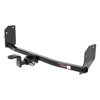 CURT® - Class 1 Square Concealed Trailer Hitch with 1-1/4" Receiver Opening (With Standard Ball Mount Insert, 2000/200 Weight Capacity)