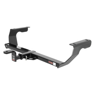 CURT® - Class 1 Square Exposed Trailer Hitch with 1-1/4" Receiver Opening (With Standard Ball Mount Insert, 2000/200 Weight Capacity)