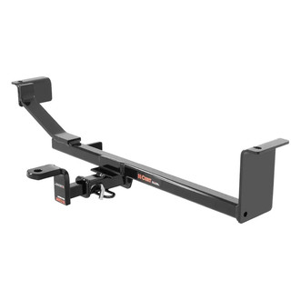CURT® - Class 1 Square Concealed Trailer Hitch with 1-1/4" Receiver Opening (With Standard Ball Mount Insert, 2000/200 Weight Capacity)