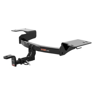CURT® - Class 1 Square Exposed Trailer Hitch with 1-1/4" Receiver Opening (With Standard Ball Mount Insert, 2000/200 Weight Capacity)