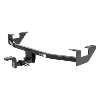 CURT® - Class 1 Square Concealed Trailer Hitch with 1-1/4" Receiver Opening (With Standard Ball Mount Insert, 2000/200 Weight Capacity)