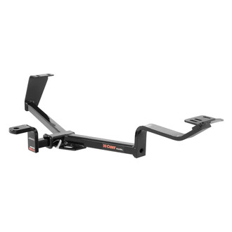 CURT® - Class 1 Square Exposed Trailer Hitch with 1-1/4" Receiver Opening (With Standard Ball Mount Insert, 2000/200 Weight Capacity)