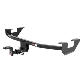 CURT® - Class 1 Square Concealed Trailer Hitch with 1-1/4" Receiver Opening (With Standard Ball Mount Insert, 2000/200 Weight Capacity)