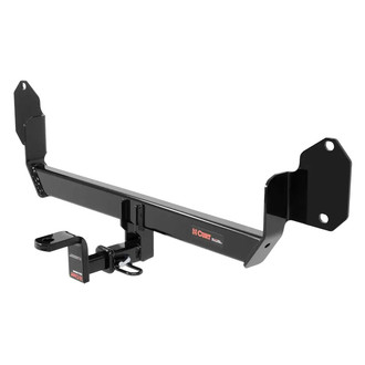 CURT® - Class 1 Square Concealed Trailer Hitch with 1-1/4" Receiver Opening (With Standard Ball Mount Insert, 2000/200 Weight Capacity)