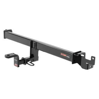 CURT® - Class 1 Square Concealed Trailer Hitch with 1-1/4" Receiver Opening (With Standard Ball Mount Insert, 2000/200 Weight Capacity)