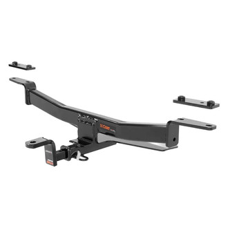 CURT® - Class 1 Square Concealed Trailer Hitch with 1-1/4" Receiver Opening (With Standard Ball Mount Insert, 2000/200 Weight Capacity)