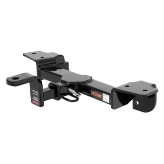 CURT® - Class 1 Square Exposed Trailer Hitch with 1-1/4" Receiver Opening (With Standard Ball Mount Insert, 2000/200 Weight Capacity)