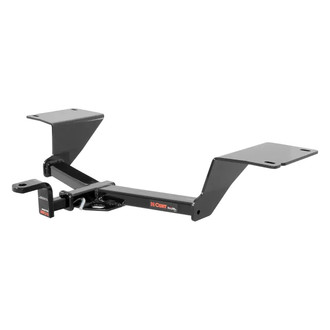 CURT® - Class 1 Square Exposed Trailer Hitch with 1-1/4" Receiver Opening (With Standard Ball Mount Insert, 2000/200 Weight Capacity)