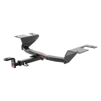 CURT® - Class 1 Square Exposed Trailer Hitch with 1-1/4" Receiver Opening (With Standard Ball Mount Insert, 2000/200 Weight Capacity)