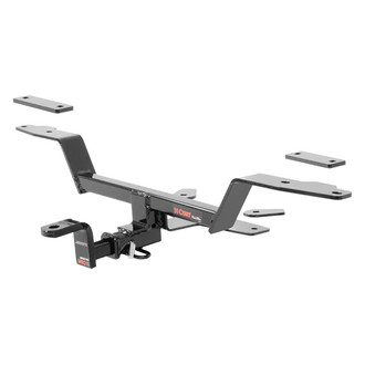 CURT® - Class 1 Square Concealed Trailer Hitch with 1-1/4" Receiver Opening (With Standard Ball Mount Insert, 2000/200 Weight Capacity)