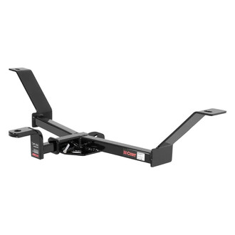 CURT® - Class 1 Square Exposed Trailer Hitch with 1-1/4" Receiver Opening (With Standard Ball Mount Insert, 2000/200 Weight Capacity)