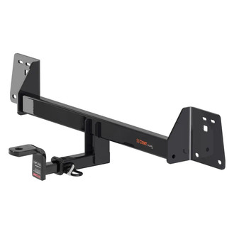 CURT® - Class 1 Square Concealed Trailer Hitch with 1-1/4" Receiver Opening (With Standard Ball Mount Insert, 2000/200 Weight Capacity)