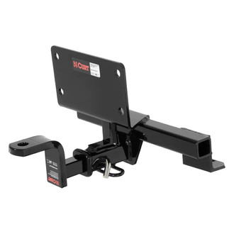 CURT® - Class 1 Square Concealed Trailer Hitch with 1-1/4" Receiver Opening (With Standard Ball Mount Insert, 2000/200 Weight Capacity)