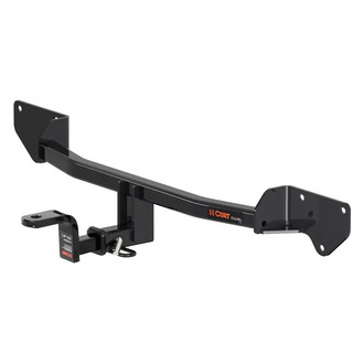 CURT® - Class 1 Square Concealed Trailer Hitch with 1-1/4" Receiver Opening (With Standard Ball Mount Insert, 2000/200 Weight Capacity)