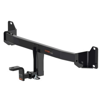 CURT® - Class 1 Square Concealed Trailer Hitch with 1-1/4" Receiver Opening (With Standard Ball Mount Insert, 2000/200 Weight Capacity)