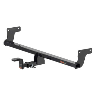 CURT® - Class 1 Square Concealed Trailer Hitch with 1-1/4" Receiver Opening (With Standard Ball Mount Insert, 2000/200 Weight Capacity)
