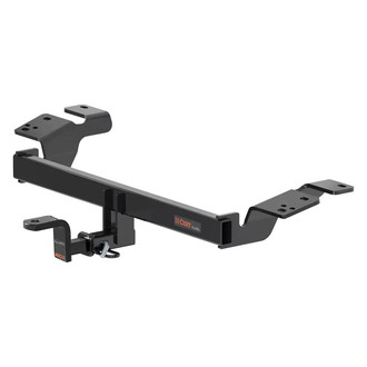 CURT® - Class 1 Square Concealed Trailer Hitch with 1-1/4" Receiver Opening (With Standard Ball Mount Insert, 2000/200 Weight Capacity)