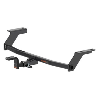 CURT® - Class 1 Square Concealed Trailer Hitch with 1-1/4" Receiver Opening (With Standard Ball Mount Insert, 2000/200 Weight Capacity)