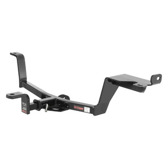 CURT® - Class 1 Square Exposed Trailer Hitch with 1-1/4" Receiver Opening (With Standard Ball Mount Insert, 2000/200 Weight Capacity)