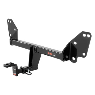 CURT® - Class 1 Square Concealed Trailer Hitch with 1-1/4" Receiver Opening (With Standard Ball Mount Insert Heat Shield Trimming, 2000/200 Weight Capacity)