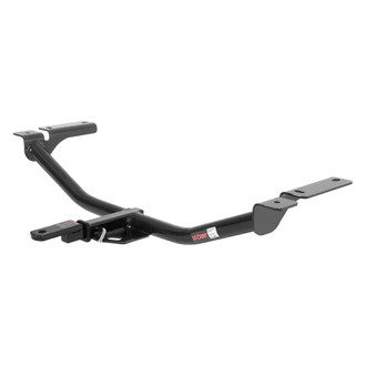 CURT® - Class 2 Round Exposed Trailer Hitch with 1-1/4" Receiver Opening (With Standard Ball Mount Insert, 3500/350 Weight Capacity)