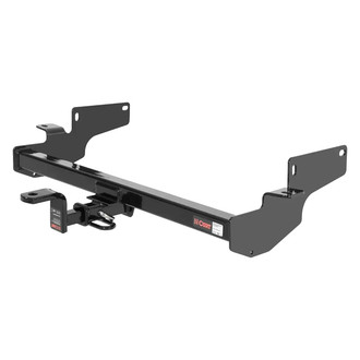 CURT® - Class 2 Square Concealed Trailer Hitch with 1-1/4" Receiver Opening (With Standard Ball Mount Insert, 3500/350 Weight Capacity)