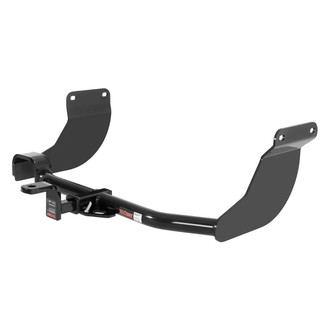 CURT® - Class 2 Round Exposed Trailer Hitch with 1-1/4" Receiver Opening (With Standard Ball Mount Insert, 3500/350 Weight Capacity)