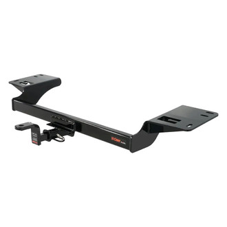 CURT® - Class 2 Square Concealed Trailer Hitch with 1-1/4" Receiver Opening (With Standard Ball Mount Insert, 3500/350 Weight Capacity)
