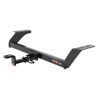 CURT® - Class 2 Square Concealed Trailer Hitch with 1-1/4" Receiver Opening (With Standard Ball Mount Insert, 3500/350 Weight Capacity)
