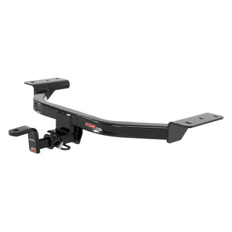 CURT® - Class 2 Square Concealed Trailer Hitch with 1-1/4" Receiver Opening (With Standard Ball Mount Insert, 3500/350 Weight Capacity)