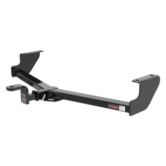 CURT® - Class 2 Square Exposed Trailer Hitch with 1-1/4" Receiver Opening (With Standard Ball Mount Insert, 3500/350 Weight Capacity)