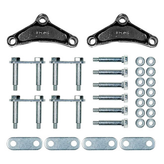 CURT® - Trailer Axle Attaching Parts (AP) Suspension Kit for 2,000-7,000-lb. Double-Eye Tandem Axles - Standard Equalizer, Standard Bolts