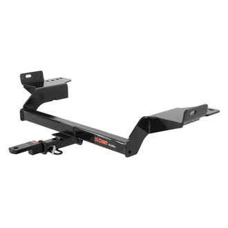 CURT® - Class 2 Square Concealed Trailer Hitch with 1-1/4" Receiver Opening (With Standard Ball Mount Insert, 3500/350 Weight Capacity)