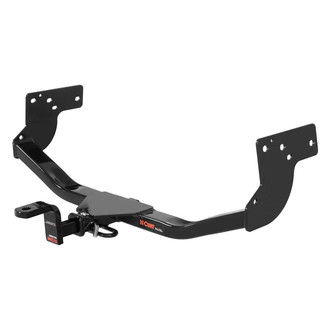 CURT® - Class 2 Square Exposed Trailer Hitch with 1-1/4" Receiver Opening (With Standard Ball Mount Insert, 3500/350 Weight Capacity)