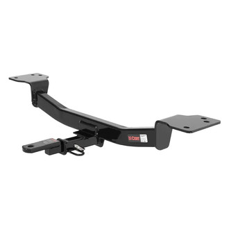 CURT® - Class 2 Square Concealed Trailer Hitch with 1-1/4" Receiver Opening (With Standard Ball Mount Insert, 3500/300 Weight Capacity)