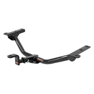 CURT® - Class 2 Round Exposed Trailer Hitch with 1-1/4" Receiver Opening (With Standard Ball Mount Insert, 3500/350 Weight Capacity)