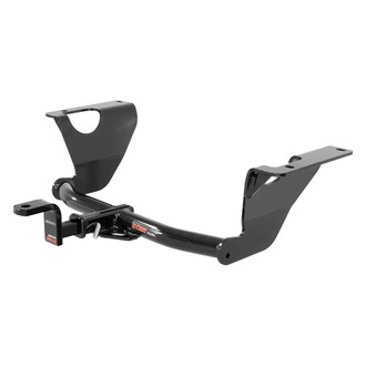 CURT® - Class 2 Round Exposed Trailer Hitch with 1-1/4" Receiver Opening (With Standard Ball Mount Insert, 3500/350 Weight Capacity)