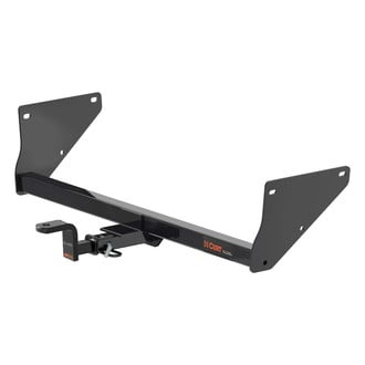 CURT® - Class 2 Square Concealed Trailer Hitch with 1-1/4" Receiver Opening (With Standard Ball Mount Insert, 3500/300 Weight Capacity)