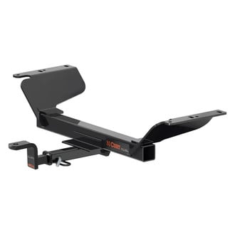 CURT® - Class 2 Square Concealed Trailer Hitch with 1-1/4" Receiver Opening (With Standard Ball Mount Insert, 3500/300 Weight Capacity)